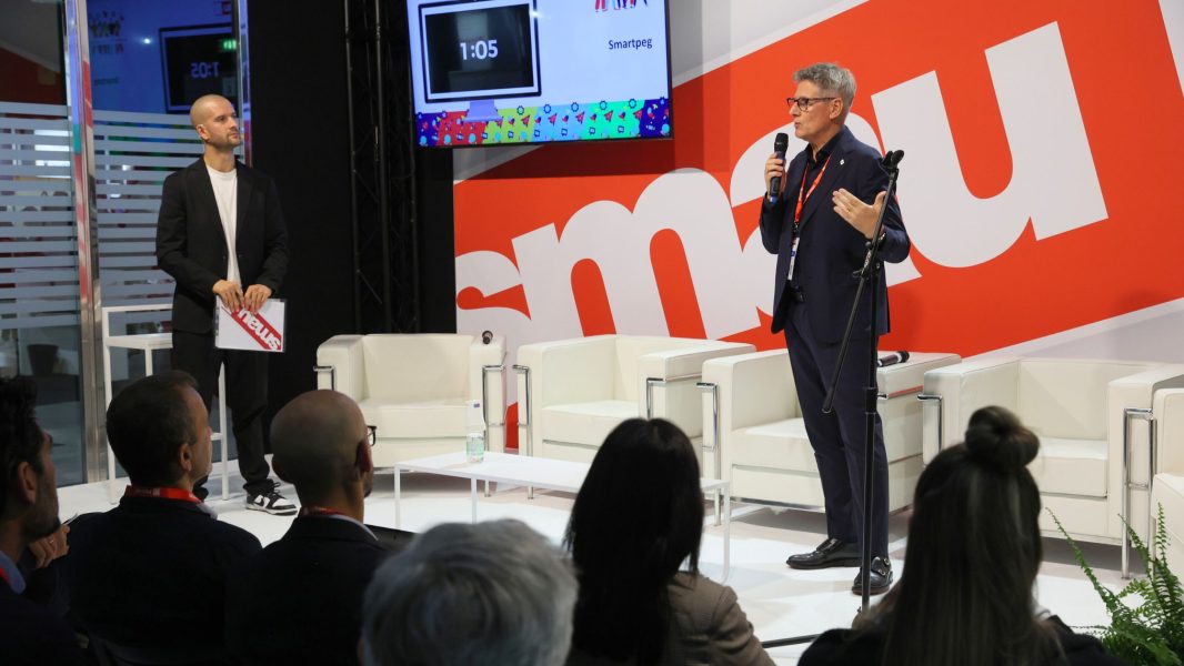 Speed pitching Gianni Cicogna, SMAU Milano 2025